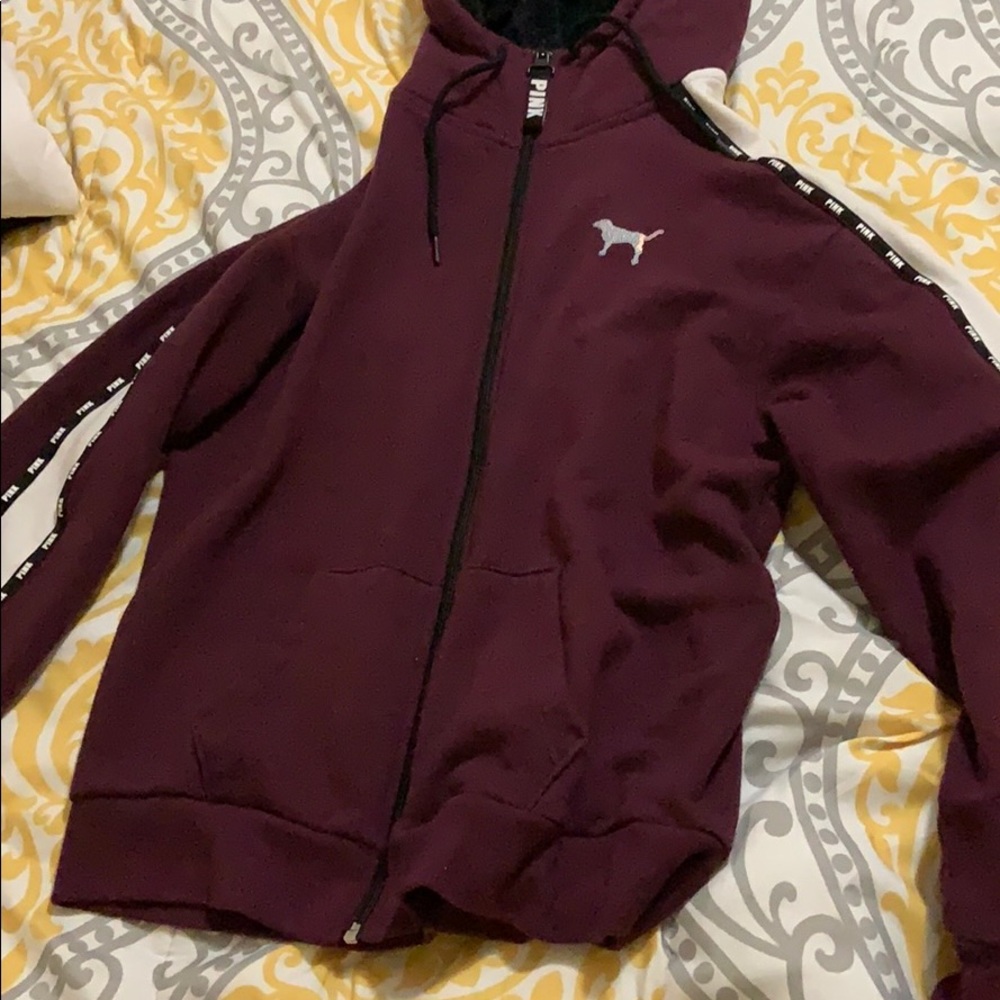 A PINK zip up hoodie